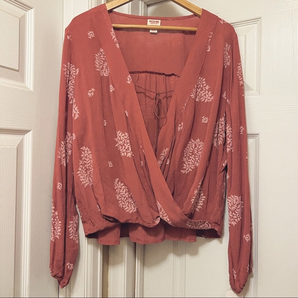Mossimo Supply Co. Tops - NWT boho wrap blouse